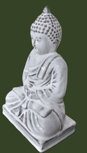 Load image into Gallery viewer, One-of-a-Kind Meditating Buddha Statue – Pearl White Ceramic Zen Decor for Your Sanctuary