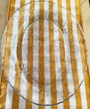 Load image into Gallery viewer, Vintage Timeless Clear Glass Platter with Embossed Leaves and Fruits