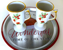 Load image into Gallery viewer, Treasures by Tawanna Hall 1272 Vintage Hand-Painted Irish Mugs - Set of 2, 12 oz Ceramic