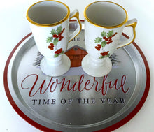 Load image into Gallery viewer, Treasures by Tawanna Hall 1272 Vintage Hand-Painted Irish Mugs - Set of 2, 12 oz Ceramic