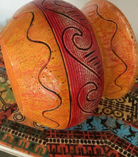 Load image into Gallery viewer, One-of-a-Kind Vintage American Pottery Bowl – Signed, Hand-Carved Home Decor