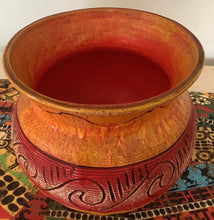 Load image into Gallery viewer, One-of-a-Kind Vintage American Pottery Bowl – Signed, Hand-Carved Home Decor