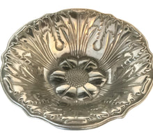 Load image into Gallery viewer, Wilton Vintage Pewter Serving Bowl – Embossed Floral & Fruit Design – Unique Pre-Loved Home Treasure