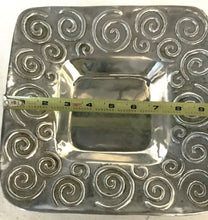 Load image into Gallery viewer, Vintage Old Town Pewter Bowl - Swirl Embossed Decorative Dish