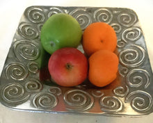Load image into Gallery viewer, Vintage Old Town Pewter Bowl - Swirl Embossed Decorative Dish