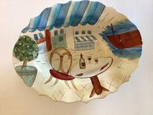 Load image into Gallery viewer, Ceramic Bistro Italian-Style Vintage Serving Bowl