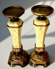 Load image into Gallery viewer, Vintage Ceramic Sunflower Yellow Candle Holders (2)
