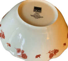 Load image into Gallery viewer, Red/white Floral Andover Serving Bowl