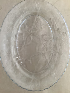 Clear Glass Platter