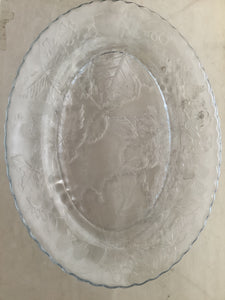 Clear Glass Platter