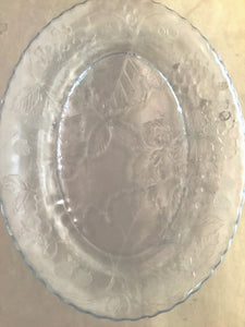 Clear Glass Platter