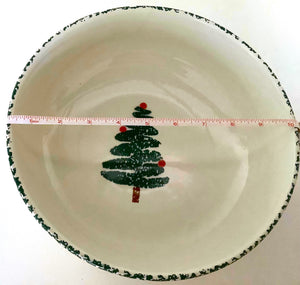 Furio Vintage Christmas Tree Serving Bowl.