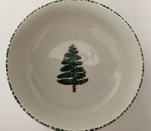 Furio Vintage Christmas Tree Serving Bowl.