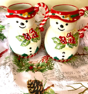 Snowman Holiday Mugs