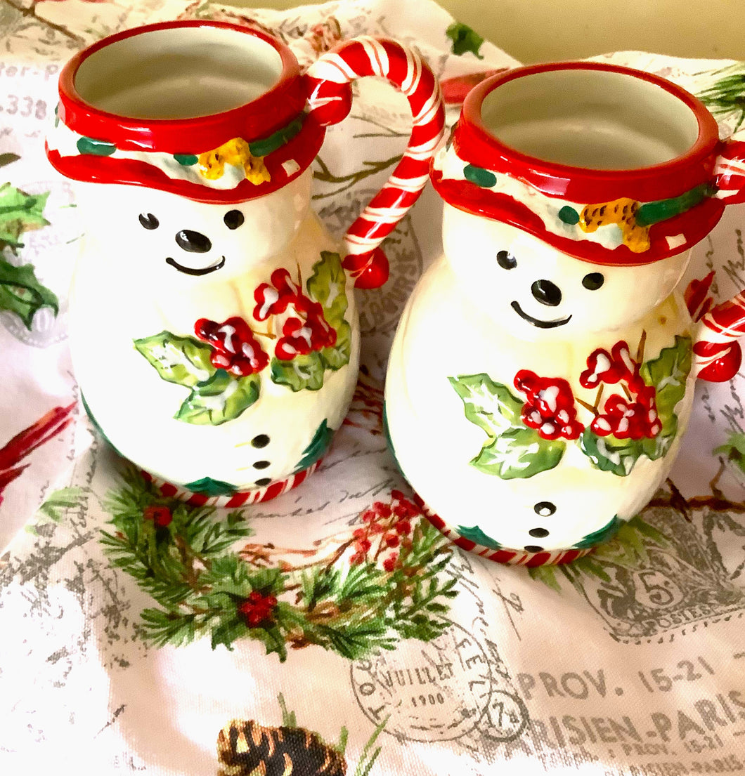 Snowman Holiday Mugs