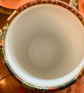 Treasures by Tawanna: Pre-loved Floral Ice Bucket with Clear Lid & Handle