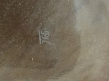 Load image into Gallery viewer, Vintage Clear Glass Scalloped Edge Bowl with PH Engraving