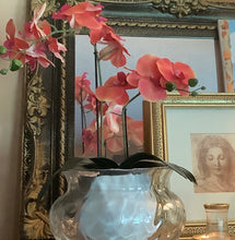 Load image into Gallery viewer, Vintage Clear Glass Scalloped Edge Bowl with PH Engraving