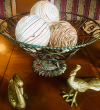 Load image into Gallery viewer, Metal Bronze-Tone Heavy Wire Basket