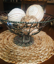 Load image into Gallery viewer, Metal Bronze-Tone Heavy Wire Basket