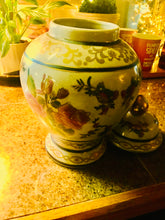 Load image into Gallery viewer, One-of-a-Kind Vintage Floral Ginger Jar - Hand-Painted Ceramic Home Decor for Your Sanctuary Ornamental