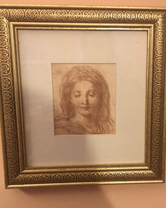 Enchanting La Scapigliata Art Print – Vintage Leonardo da Vinci Framed Décor – Timeless Beauty for Your Home