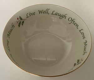 Lenox Dimension Collection Holiday Serving Bowl