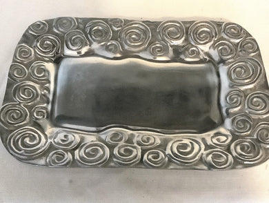 Pewter Rectangular Dish