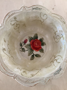 Classic Rose Bowl with two Large Mugs