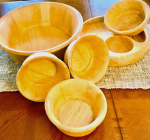 Load image into Gallery viewer, Wooden Salad Bowl Set