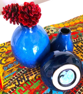 Cobalt Blue Mini Vases (3)