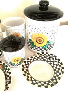 Sunny Sunflower Canister Set