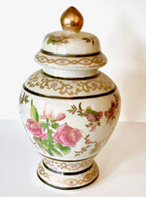 Load image into Gallery viewer, One-of-a-Kind Vintage Floral Ginger Jar - Hand-Painted Ceramic Home Decor for Your Sanctuary Ornamental