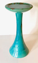 Load image into Gallery viewer, Sea Green Pedestal Ceramic Candle Holder