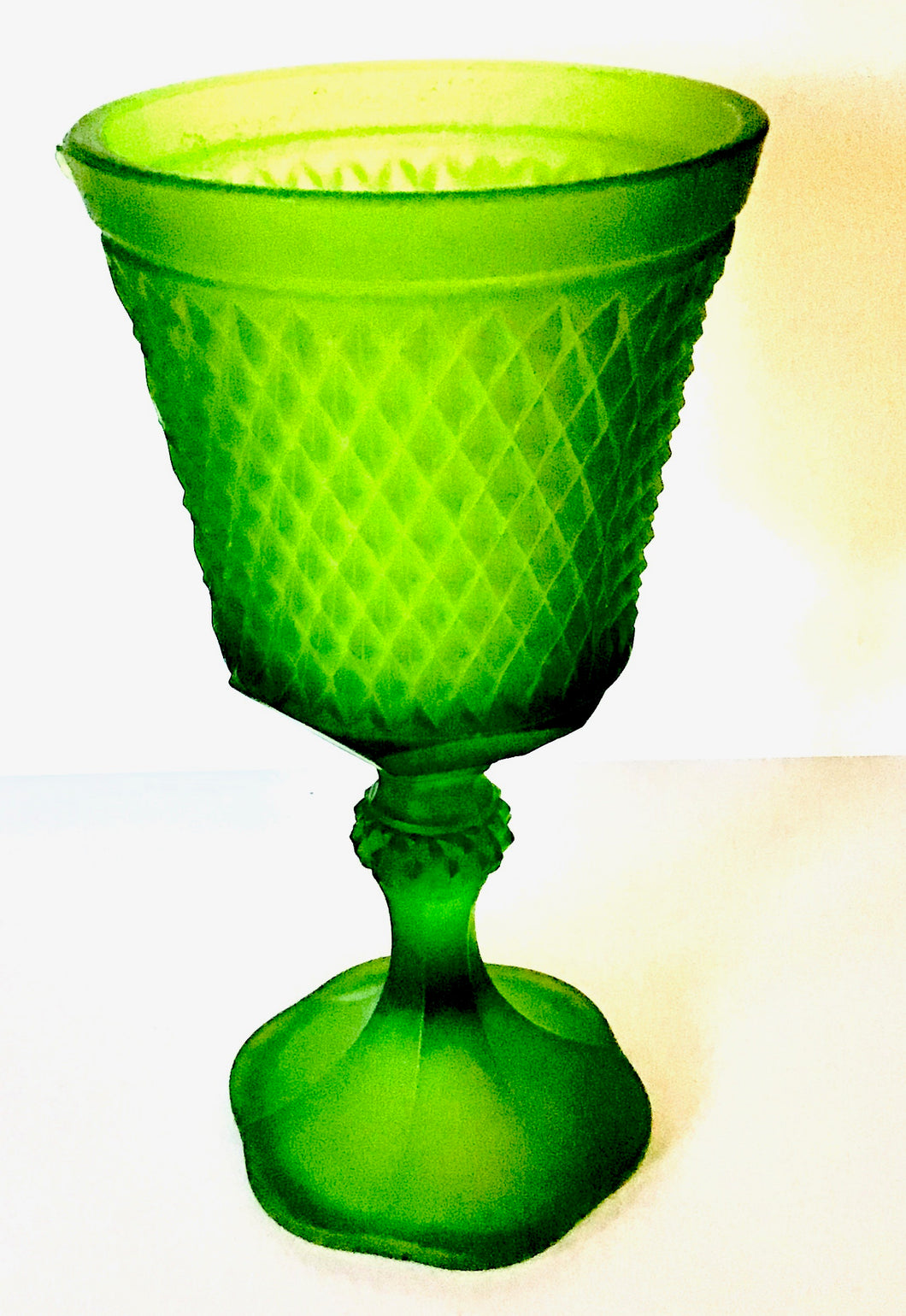 Emerald Green Tall Tiara Chalice