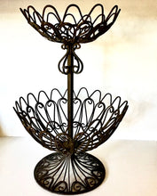 Load image into Gallery viewer, Black Wrought Iron Gourmet Countertop Basket