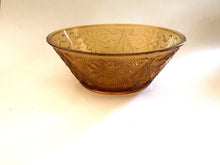 Load image into Gallery viewer, Tiara Amber Indiana Glass Serving Bowl